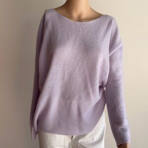 Joie Lavender Crew Neck Sweater